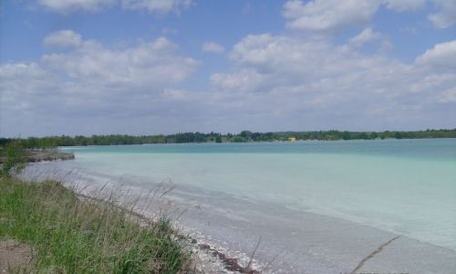 Zdjęcie POLSKA / Wielkopolska / Przykona k. Turku / Jezioro szmaragdowe