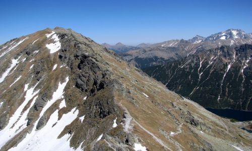 Zdjecie POLSKA / Tatry Wysokie / Widok ze Szpiglasowego Wierchu / Miedziane 2233 m. n. p. m.
