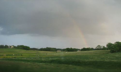 Zdjęcie POLSKA / Kaszuby / Gdzies na Kaszubach / Tęcza