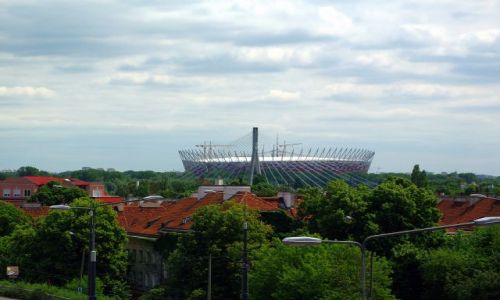 Zdjęcie POLSKA / Mazowsze / Warszawa, Plac Zamkowy / Widok na Narodowy.