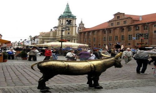 Zdjcie POLSKA / Kujawsko - Pomorskie / Toru / obok ratusza