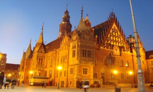 Zdjecie POLSKA / - / Wrocaw / Najadniejszy ratusz na pnoc od Wiednia