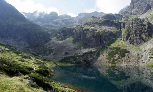 Zdjecie POLSKA / Tatry / Dolina Gsienicowa / Czarny Staw i szlak do Zmarzego Stawu