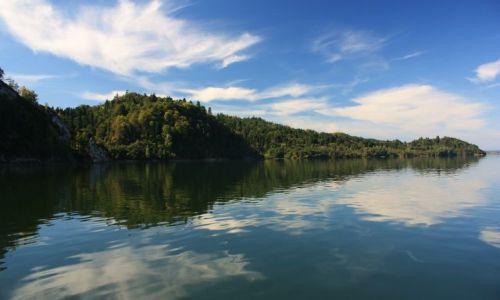 Zdjcie POLSKA / Spisz / Jezioro Czorsztyskie / Pne lato nad Dunajcem