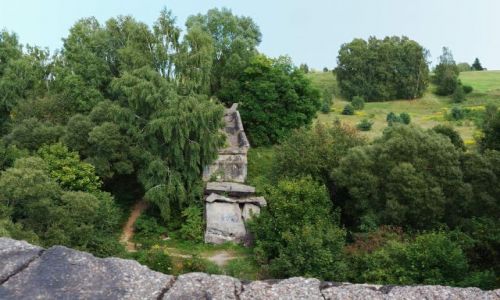 Zdjęcie POLSKA / Mazury / Niedaleko Kruklanek / Zwalony most