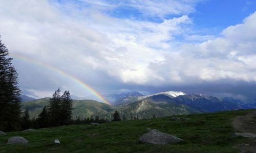Zdjecie POLSKA / Tatry / Rusinowa Polana / Tcza nad Rusinow Polan