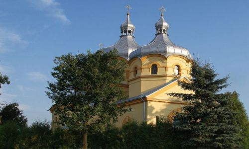 Zdjcie POLSKA / gmina Korczyna, powiat Krosno, wojewdztwo podkarpackie / Krasna / Koci w Krasnej