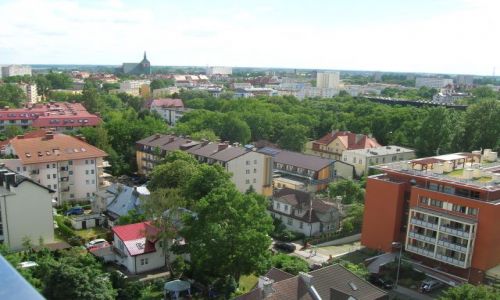Zdjecie POLSKA / Pomorze zachodnie / Kolobrzeg / Widok z kawiarni na Kolobrzeg