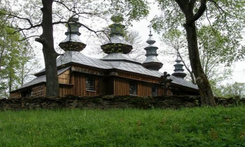 Zdjecie POLSKA / Podkarpacie / Komacza / Cerkiew w Komaczy