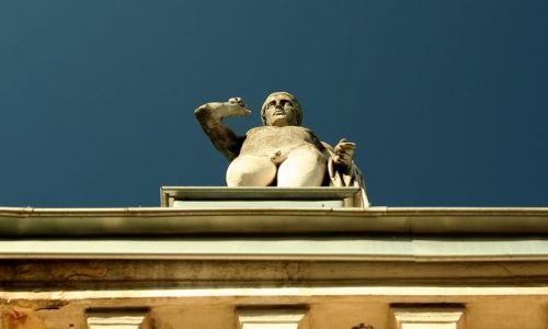 Zdjęcie POLSKA / Świętokrzyskie / Chroberz / Z dołu