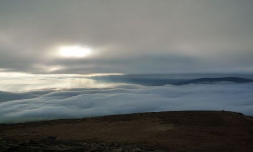 Zdjęcie POLSKA / .. / Babia Góra / w oddali Pilsko