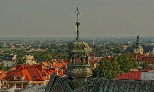 Zdjęcie POLSKA / świętokrzyskie / Sandomierz / Sandomierz. Widok z Bramy Opatowskiej.