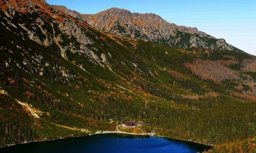Zdjecie POLSKA / maopolskie / zakopane / Morskie Oko. Widok z Czarnego Stawu.