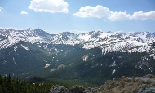 Zdjęcie POLSKA / widok na Tatry Zachodnie z Bobrowca / .. / Tatry