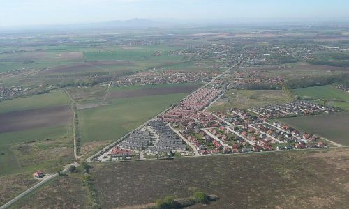 Zdjęcie POLSKA / Dolny Śląsk / okolice Strzegomia / trójkątne osiedle