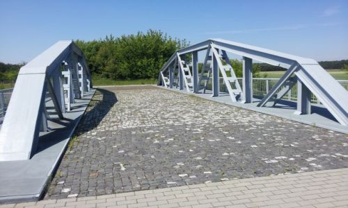 Zdjecie POLSKA / dzkie / Maurzyce / Pierwszy na wiecie most spawany Maurzyce pod owiczem