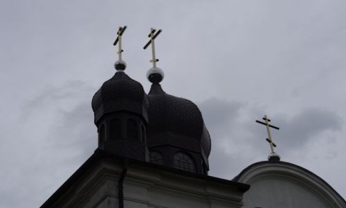 Zdjecie POLSKA / Podlasie / Siemiatycze / Cerkiewne krzye