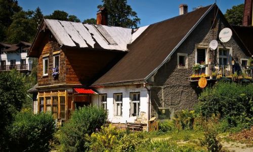 Zdjecie POLSKA / Dolnolskie / Szklarska Porba / Pereki starej architektury. Szklarska Porba.