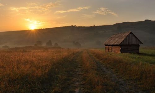 Zdjecie POLSKA / Beskidy / Beskid ywiecki / na szlaku