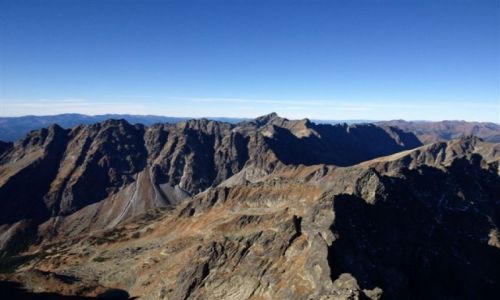 Zdjecie POLSKA / Tatry / Rysy 20.10.2012 / Widok z Rysy