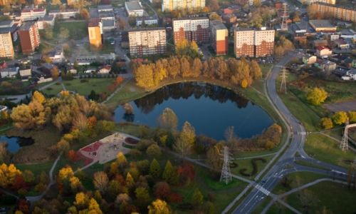Zdjecie POLSKA / - / Siemianowice / Jesie w miecie