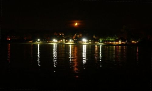 Zdjęcie POLSKA / Pomorskie / molo w sopocie / nocny widok na Sopot