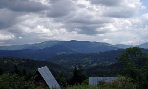 Zdjcie POLSKA / Beskid Makowski / Pasmo Jaowieckie / Widok na Babi