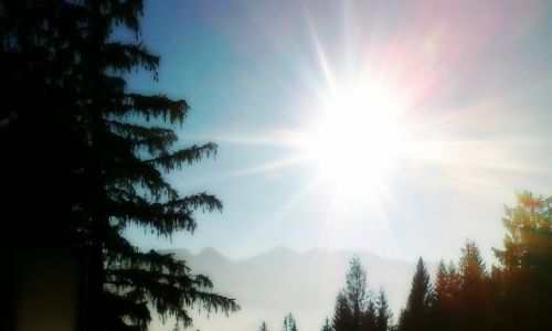 Zdjecie POLSKA / Zakopane / Gubawka / Soce nad Gubawk