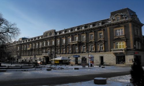 Zdjcie POLSKA / Radom / Pl.Konstytucji / zimowy Radom