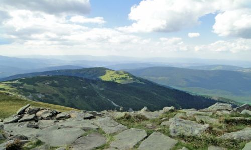 Zdjecie POLSKA / Beskid  ywiecki / Zawoja / Na szczycie Babiej Gry