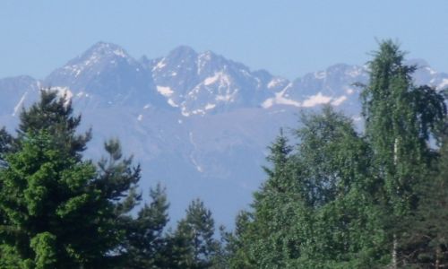Zdjecie POLSKA / Pieniny / okolice Szczawnicy / widok na Tatry