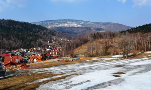 Zdjęcie POLSKA / Śląskie / Szcyrk / Z wyciągu na Skrzyczne