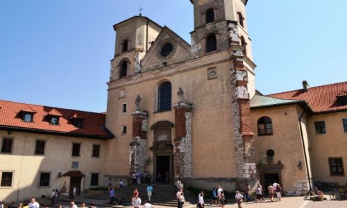 Zdjecie POLSKA / maopolska / Krakw - Tyniec / koci w. Apostow Piotra i Pawa w Tycu
