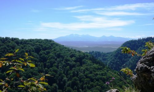 Zdjecie POLSKA / Maopolska / Pieniny / Tatry widziane z Pienin