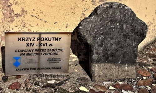 Zdjecie POLSKA /  woj. lubuskie. / Jasie (Powiat arski) / Szlakiem krzyy pokutnych.