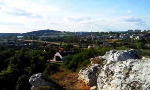 Zdjęcie POLSKA / Świętokrzyskie / Kadzielnia / widok z Kadzielni na Kielce