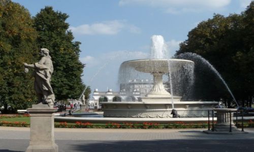 Zdjecie POLSKA / Mazowieckie / Warszawa / Fontanna w Ogrodzie Saskim