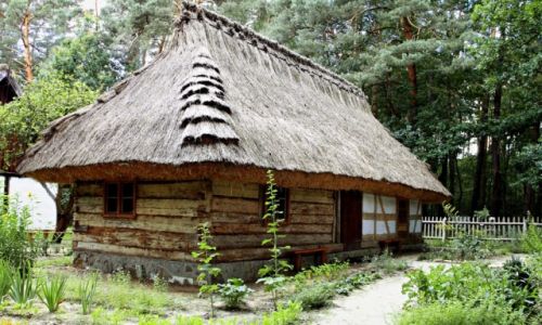 Zdjcie POLSKA / Woj. lubuskie. / Ochla / Architektura wiejska.