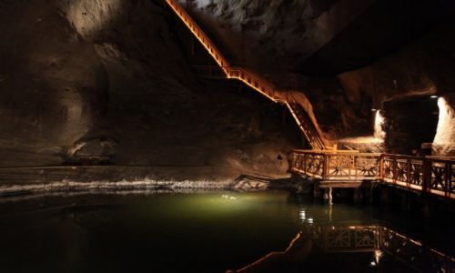 POLSKA / Maopolska / Trasa turystyczna Kopalni Soli Wieliczka / Komora Weimar