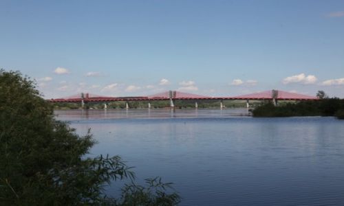 Zdjcie POLSKA / Pomorze / Kwidzyn / Budowa mostu przez Wis w Kwidzynie