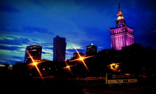 Zdjecie POLSKA / Mazowieckie / Warszawa / Miasto noc