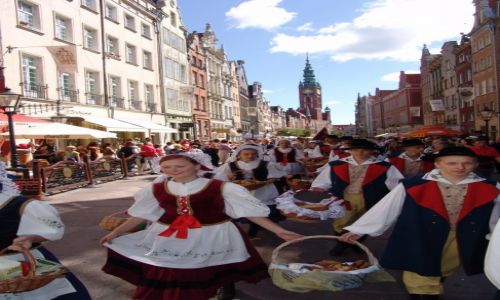 POLSKA / Pomorze / Gdask, Jarmark w. Dominika w Gdasku - wito Chleba  / Swito chleba - parada