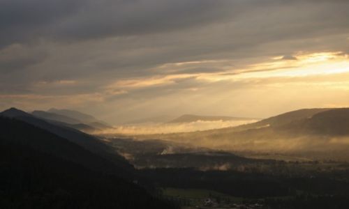 Zdjcie POLSKA / Tatry / Nosal, widok na Kocielisko / Widok z Nosala