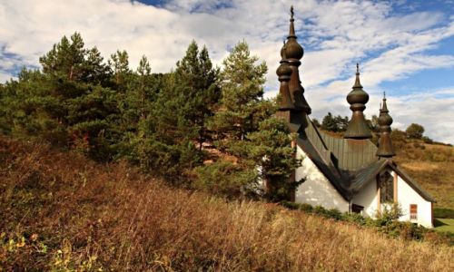 Zdjecie POLSKA / Beskid Sdecki / Krynica Grska. /  Szlakiem Cerkwi emkowskich.
