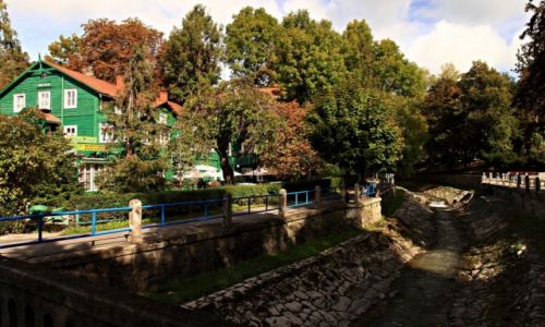 Zdjecie POLSKA / Beskid Sdecki. / Krynica Grska. / Synny  Deptak Krynicki.