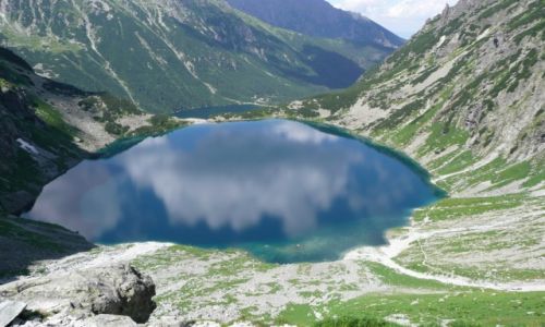 Zdjecie POLSKA / Tatry / Bula pod Rysami / Widok na Czarny Staw i MOKO
