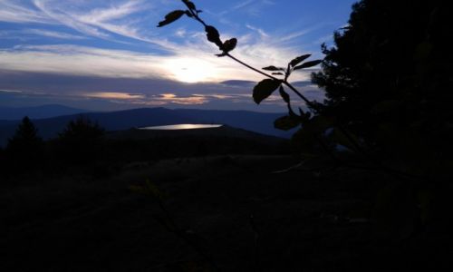 Zdjecie POLSKA / Beskid / widok na zbiornik wodny na Grze ar / Zachd Soca nad arem