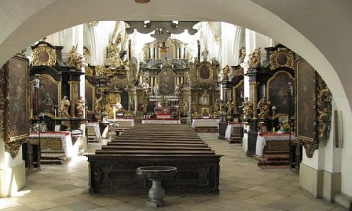 Zdjęcie POLSKA / Dolny Śląsk / Henryków / kościół  św. Andrzeja