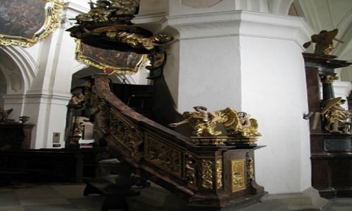 Zdjęcie POLSKA / Dolny Śląsk / Henryków / kościół  św. Andrzeja