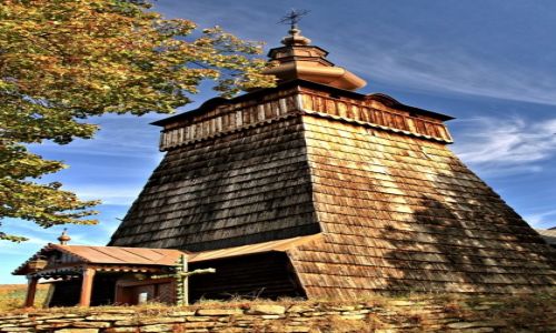 Zdjecie POLSKA / Beskid Sdecki. / Szczawnik / Cerkiew w. Dymitra Souskiego.